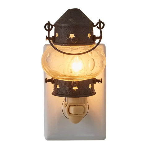 (image for) Onion Lantern Night Light Plug In Primitive