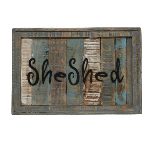 (image for) She Shed Sign Wood Plank