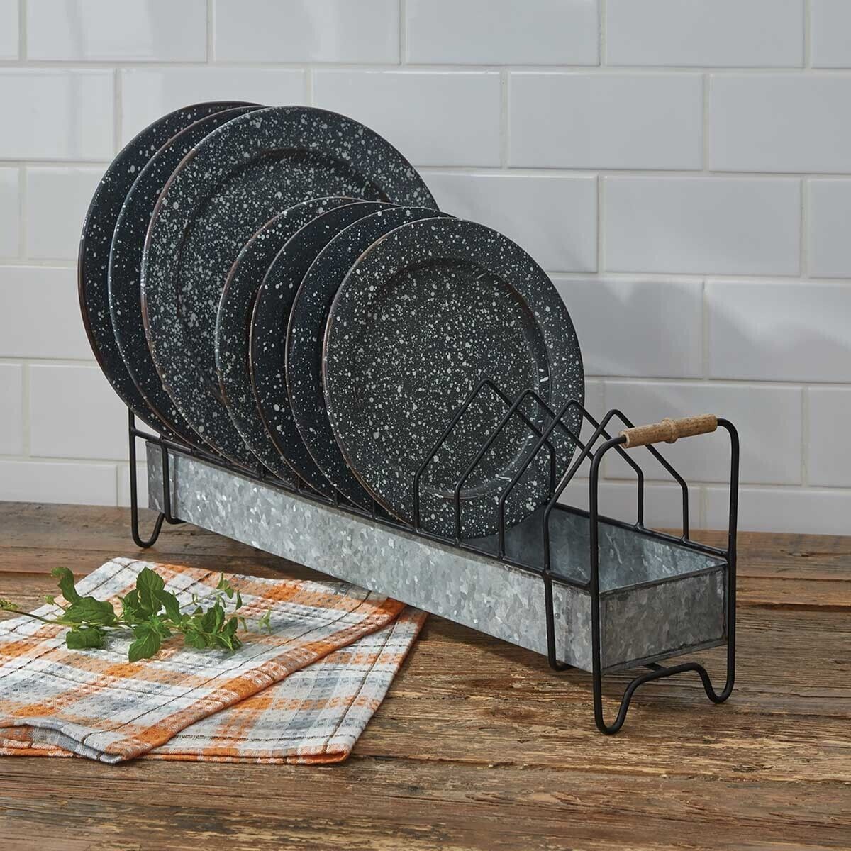 (image for) Plate Holder Metal Rack Galvanized