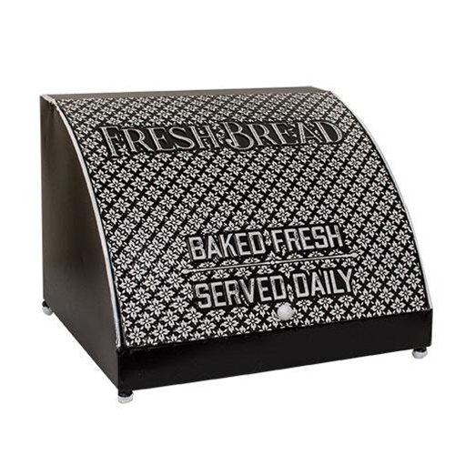 (image for) Fresh Bread Box Black Metal