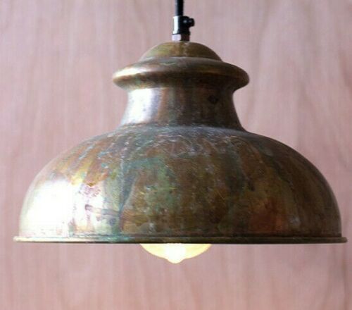 (image for) Pendant Light Hanging Fixture Rustic Metal